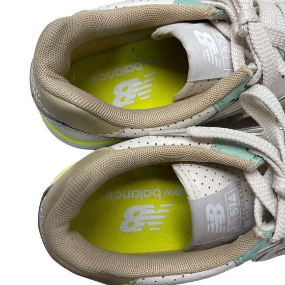 New Balance CT574 Court Athletic Sneakers \'Beige Lime\' CT574GYT Mens Size 7 main image 10